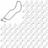 Kirunvia Connettori per Tutori Piante e Pomodori in Acciaio Inox Antiruggine, 50 Pz | Senza Attrezzi, Fissaggio Rapido, 11-16 mm, Riutilizzabili, per Canne di Bambù, Rampicanti, Viti, Orti, Serre e Balconi