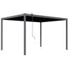 GFP PRIMEYARD Pergola bioclimatica 3x4 m Pali e tetto a lamelle in acciaio - antracite