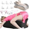 fisiorest Cuscino For Coppia For Intimità, Cuscino Intimo | 27° - Zeppa in Memory Foam, ergonomica, maggiore privacy e comfort in camera da letto(Beige-Gray)