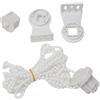 ReachMall Kit di montaggio per tende a rullo, 28 mm/32 mm, kit di riparazione di ricambio in plastica, con catena con perline da 300 cm e viti (28 mm), 9ZOSA1A24Y2M55T7E040OXU4