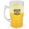 Legami - Boccale di Birra Refrigerante, 440 ml, in PS, EPS, Dotato di Doppio Fondo, Mantiene le Bevande Fresche a Lungo, Tenere in Freezer per 2 Ore, 1 Unità (Confezione da 1)