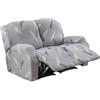 JORTUIO Copridivano Relax Reclinabile Elasticizzato Con Tasche Fodera Per Poltrona 1 2 3 Posti ,Universale Coprisedile Chivas Poltrona Reclinabile Relax Completo Elasticizzato, Copertura Per Poltrona ( Color