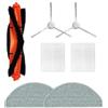 theoutlettablet Roboparts® Kit 7 in 1 ricambi compatibili con Xiaomi Vacuum S20. Include rullo principale, spazzole laterali, mocio per il lavaggio e filtri hepa