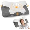 Dreamhigh® Cuscino Cervicale per Dormire, 2 in 1 Cuscino Ergonomico in Memory Foam, Cuscino per Supporto Ortopedico, per Dormire Su Fianco, Schiena E Pancia, Dolori Cervicali