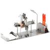 Steelman24 I Omini di Viti Tavolo Operatorio, Organizer da Scrivania I Idee Regalo Originale I Soprammobili in Metallo I Modellino