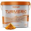GiDeli Curcuma in Polvere 3kg - 100% Curcuma Longa pura Senza Additivi né Glutine - Macinata fine dal Colore Intenso - Direttamente dall'India - Ideale per Latte d'oro, Curry e Tisane