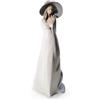 NAO Figura Statua Scultura in Porcellana 32cm Donna Sole di Primavera