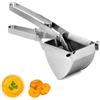 SLIAXINT Schiacciapatate Acciaio Inox 650 ml, Pressa Patate con Manico da 30 cm | Capacità 650 ml in acciaio inox 430, doppia griglia fitta, manico da 30 cm e struttura smontabile per purè di famiglia