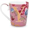 Pip Studio 51002274 Floral Fantasy Alphabet Tazza rosa Y 0,35 l (1 pezzo)