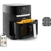 Tefal Easy Fry & Grill Vision Friggitrice ad aria calda, capacità 4,2 l, tecnologia 2 in 1, finestra di visualizzazione, tecnologia Extra Crisp, risparmio energetico, touch screen, nero, EY5068