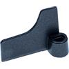 vhbw gancio compatibile con Panasonic SD-2511KXE, SD-RD250, SD253, SD256, SD257 impastatrice - Attacco, 6,7 x 5 cm, lega di alluminio nero