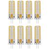 Generic Lampadine LED G4 dimmable 7W Equivalenti 70W 12V AC/DC G4 Bi Pin Senza sfarfallio CRI 80+ Per illuminazione soffitto sotto il bancone(Warm White 3000K,8pack)