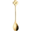 Generic Cucchiaino da tè in acciaio inox - Elegante cucchiaio da insalata, in argento da tavola | Cucchiaio da caffè in acciaio inox a forma di quadrifoglio, cucchiaio per frutta, insalata, dessert, torta,