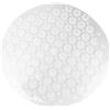 MOBUTOFU Tappetino da Doccia Antiscivolo Rotondo in Pvc Bianco Ventose Assorbente e Traspirante per Bagno e Ingresso Casa