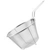 EpheyFIF Supporto per non friggere con design ergonomico per un uso sicuro e facile in cucina (18 cm acciaio 201)