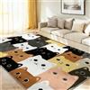 Generic Tappeto per ragazzi e adolescenti, a blocchi di colori, per la cameretta dei bambini, antiscivolo, adatto per la camera da letto, 120 x 180 cm, bianco