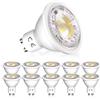 Bonlux Lampadina a LED GU10, dimmerabile, luce bianca calda, 3000 K, 5 W, sostituisce lampadine alogene da 50 W, angolo di diffusione di 38°, LED 220 V-240 V, GU10, 10 pezzi