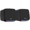 Atlantis land Set altoparlanti stereo Atlantis land SoundPower 650 3W 2 RMS 90Hz-20KHz 3.5mm Usb Nero [P003-C06-B]