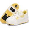 ENEN 2026 Sportive Scarpe da Skateboard 4 Ruote, Farfalla Scarpe con Rotelle Bambina Bambino, Skateboard Sneakers Outdoor Multisport Ginnastica da Pattini per Ragazze e Ragazzi