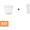 Kit salsiere in PLA da 30ml + coperchio - FINE SERIE