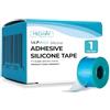 Medvance Nastro in silicone morbido con perforazione per taglia facile 2.5 cm larghezza (1 confezione, 5 yards)