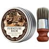 Generico Salve Per Mobili Per Legno - Crema Riparatrice Antigraffio Da 100 G, Balsam | Pasta per restauro superfici, finitura naturale, lucidante per tavoli, armadi, porte, pavimenti, mobili in legno