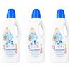 Generico Detersivo Lavatrice Ipoallergenico 30 Lavaggi, Per Pelli Sensibili, Senza Coloranti, Dermatologicamente Testato, Bucato Delicato per Neonati e Bambini - 3 Unita da 1L
