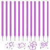 ZVKACT 12 Pezzi Ricariche Cancellabili Compatibili con Legami, Refill Penne Cancellabili Set con Legami, Facili da Cancellare, Punta Della penna 0,7 mm, Altezza 13 cm,Colore Viola