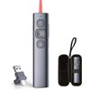 Norwii Puntatore Laser Bluetooth per Presentazioni ricaricabile, USB-A/C | Laser Rosso, cambia slide/pagine, portata fino a 100 m, tasti personalizzabili, batteria 300 mAh ricaricabile, ricarica USB-C