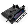 Zertylre Taglierina impilabile professionale A4, ghigliottina, 400 fogli, taglierina impilabile Heavy Duty con doppia protezione di sicurezza per tagliare carta, pelle, PVC, tessuto non tessuto