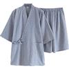 RUMAOZIA Pijamas, pigiama da uomo in cotone giapponese, kimono da notte per il tempo libero, per uomo, pigiama, pigiama, stile giapponese, set da meditazione, leggero, per tutti i giorni