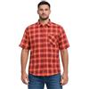 biyya® Camicia da uomo formale a quadri a maniche corte casual da uomo camicia in cotone con bottoni camicie per uomo con tasca S-3XL