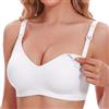 Bresdk Reggiseno Allattamento Senza Ferretto con Supporto in Gel | coppe lisce senza cuciture e struttura senza ferretto con rinforzo a W