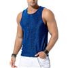 Casey Kevin Canotte da Uomo Paillettes Glitter Canottiera Magliette Uomo Casual Giacca Brillantini Maglietta