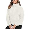 IWOLLENCE Felpe da donna in pile Teddy | Sherpa Teddy Fleece Jumper Mezza Zip Borg Fleece Donna Inverno Vestiti con Tasca a Canguro Giacca Calda Casual