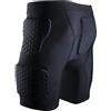 Topeter Pantaloncini imbottiti da uomo Skate compressione corta basket anca biancheria intima protettiva