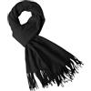 Fjquamitix Sciarpa da donna in cashmere, sciarpa pashmina scialli e involucri invernali grande morbida calda sciarpa coperta con nappe regali per lei