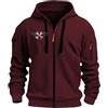 WZYRZ Felpa con Cappuccio da Uomo per Resident/Evil/Umbrella, Felpa con Cerniera, Giacca con Cappuccio, Calda e Spessa, Invernale, con Cappuccio, per Ragazzi e Adulti