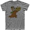 3styler T-Shirt Uomo Orso Yoghi - Yogi Bear 2 - Cartoons Anni 60 Shirt - Linea Classic - 100% Cotone 185 gr/mq (XL, Grigio Melange)