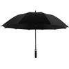A2ZWORLD Ombrello Grande Nero, Antivento, Robusto e Resistente, Ombrello Grande Elegante, 10 Stecche Rinforzate, Apertura 123cm, Per 2 Persone