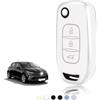 TOOMUME Cover Chiave Auto per Renault Clio 5 Twingo 3 Megane 4 Trafic 3 | Silicone Morbido, Antiurto, Anticaduta, Antigraffio, Custodia Protettiva Chiave per Kangoo Captur Kadjar Dacia Duster Sandero
