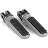 Generic Pedane poggiapiedi anteriori per Triumph Daytona 675 Bonneville T100 T120 Thruxton 1200 Speed Twin Street Triple R S RS Cup (grigio)