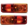 MelTruck 2x luce posteriore universale 195x65 mm, E20, 12V, rimorchio camper camion trattore