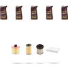 HOFFCAR Kit tagliando 4 FILTRI e 5L OLIO M compatibile con Opel Astra K 1.6 CDTI 100kw Dal 2015