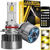 NHHEO Lampadina LED 9005 9006, CANBUS Senza Errori HB3 HB4 LED Controllo Tramite App Intelligente Luminosità&Temperatura di Colore 3000K-6500K 150W 800% Super Luminoso Connessione Bluetooth(2 Pz)