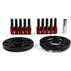 MURRAYLE 15mm 72.56mm 5x120mm Distanziali Ruota Hubcentric M14x1.25 Bulloni Conici Fit for BMW Serie F F10 F12 F13 F01 F02 F30 Distanziali Ruote (Color : Red bolts)