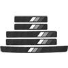HWBZDPZQD 5 Pcs Car Door Sill Protector PV5 2025-2026 | for kia PV5 2025-2026, scuff guards, sill cover, entry guard, bumper guard, boot guard, stickers