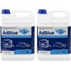 Palmaspareparts ADBLUE Bluebasic 2 X 10lt Additivo Urea Euro 4,5,6 Tecnologia SCR con Beccuccio Flex (20 lt)