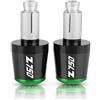 XLHB Per KAWASAKI Z750 Z 750 2007 2008 2009 2010 2011 2012 Moto Manubrio End Moto Grip Ends Plus Manubrio Grips Ends Caps Manopole Bar Ends (Color : 2)