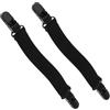 Generic Clip elastiche regolabili per pantaloni, 2 pezzi, cinghie per stivali, clip per jeans, guanti da motociclista, protezione per pantaloni da equitazione, comfort per donne e uomini, di